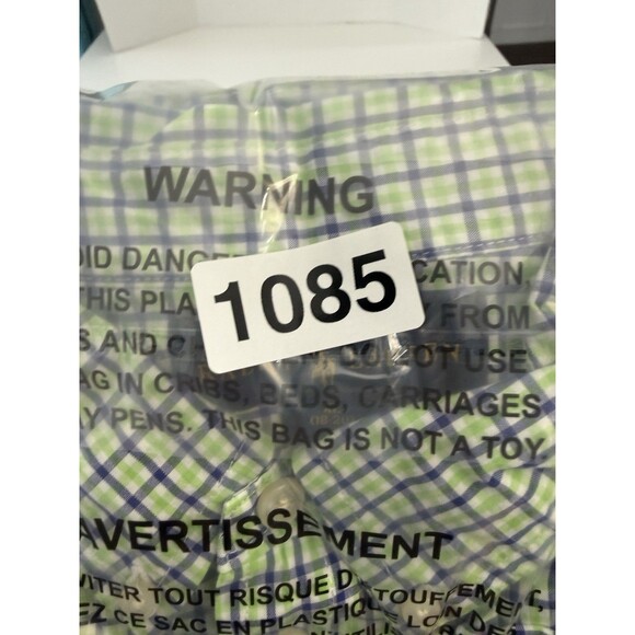 Ralph Lauren Shirt Boys XL 18-20 Blue Green Gingham Long Sleeve Button Down chur - Picture 11 of 11